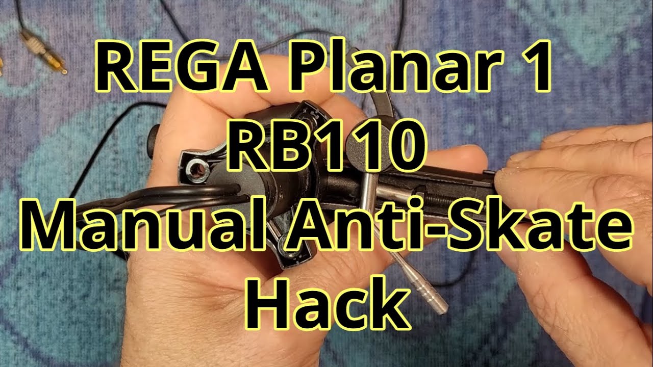 Rega Planar 1 / 2 (RB110, RB220) Anti-skate (Bias) Adjustment Hack