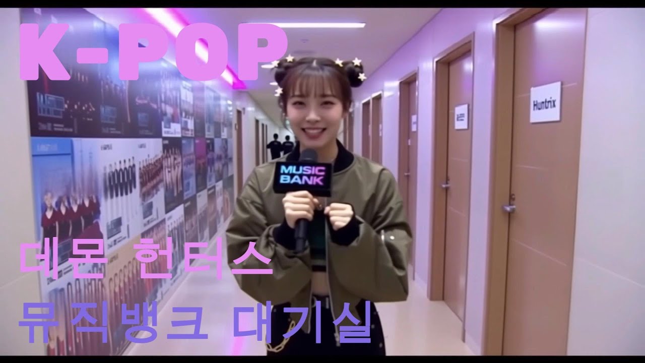 케이팝 데몬 헌터스 l 뮤직뱅크  대기실