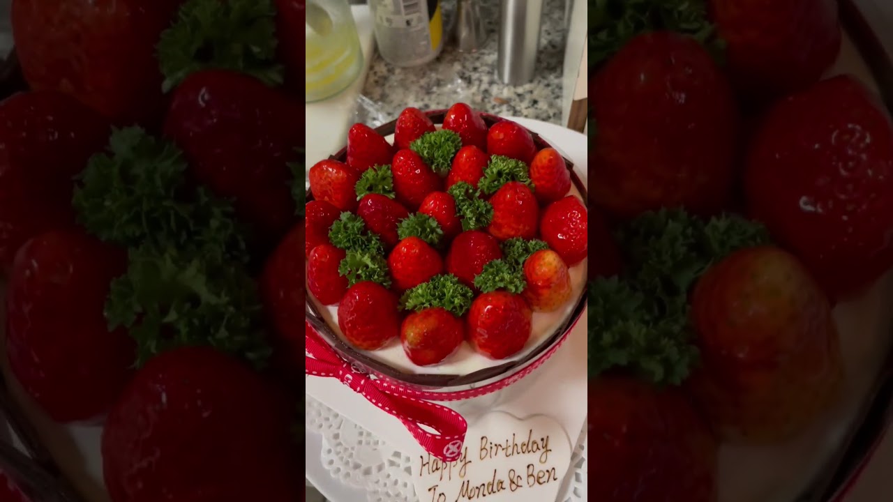 Perfect strawberry cake