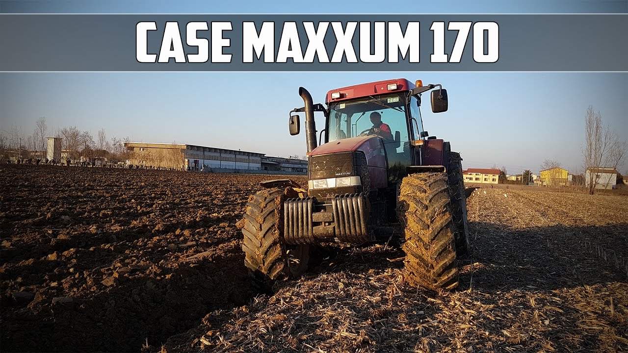 Case Maxxum 170 + Trivomere Balzani | Plowing 2017
