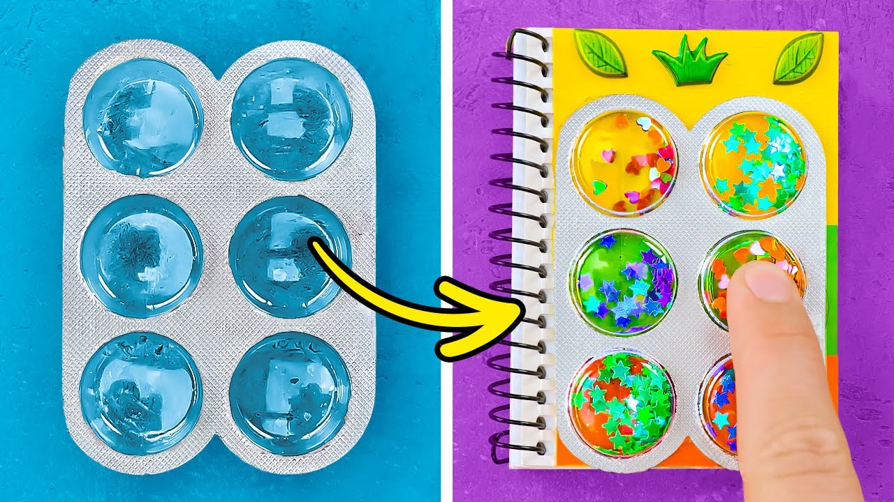 🌈✏️ FOURNITURES SCOLAIRES FAITES MAISON À LA MODE POUR APPRENDRE EN S'AMUSANT