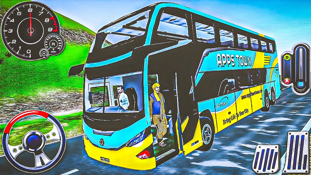 Bus Driving City Bus Simulator Game | Urban Passenger Transport - Android Gameplay