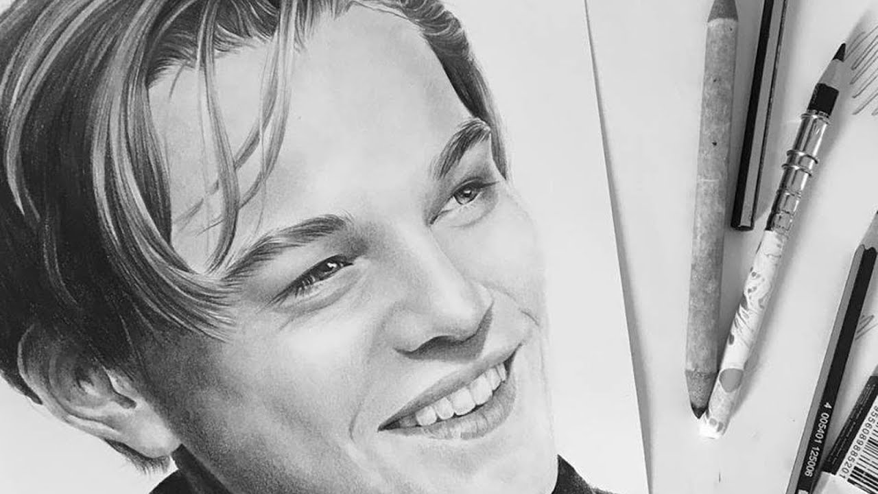 Speed Drawing: Jack titanic - leonardo Dicaprio!