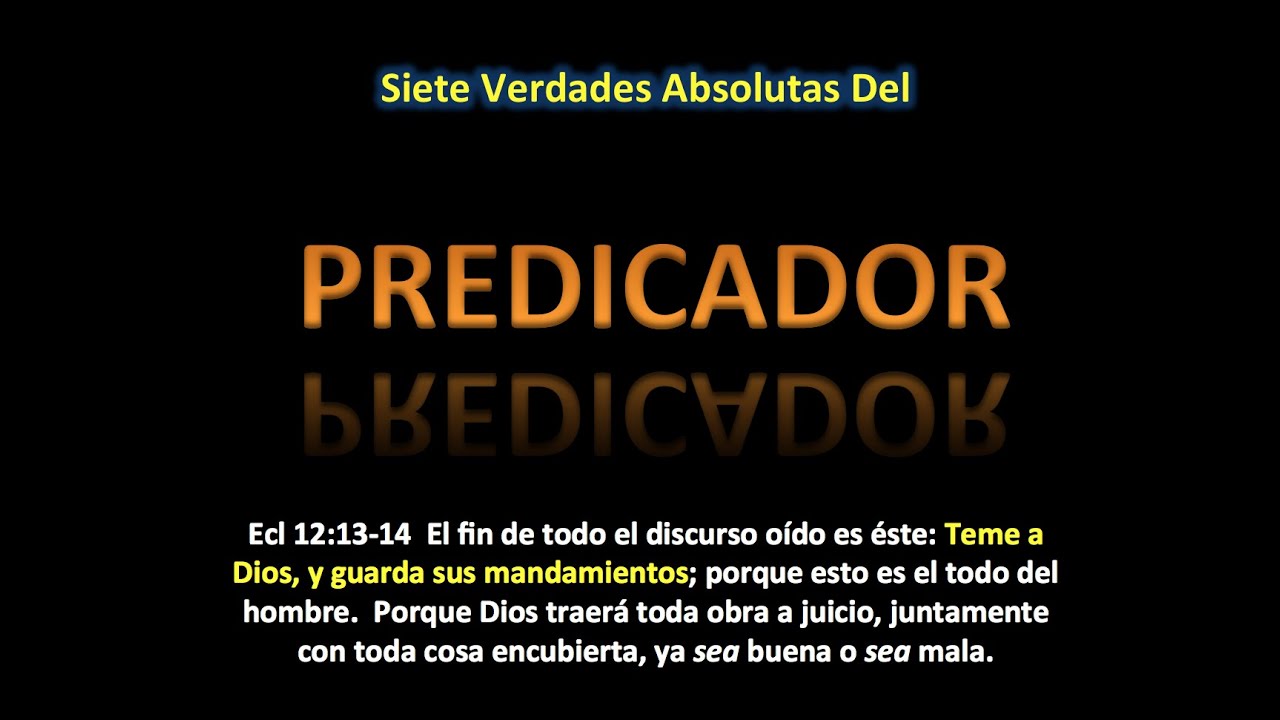 PREDICADOR