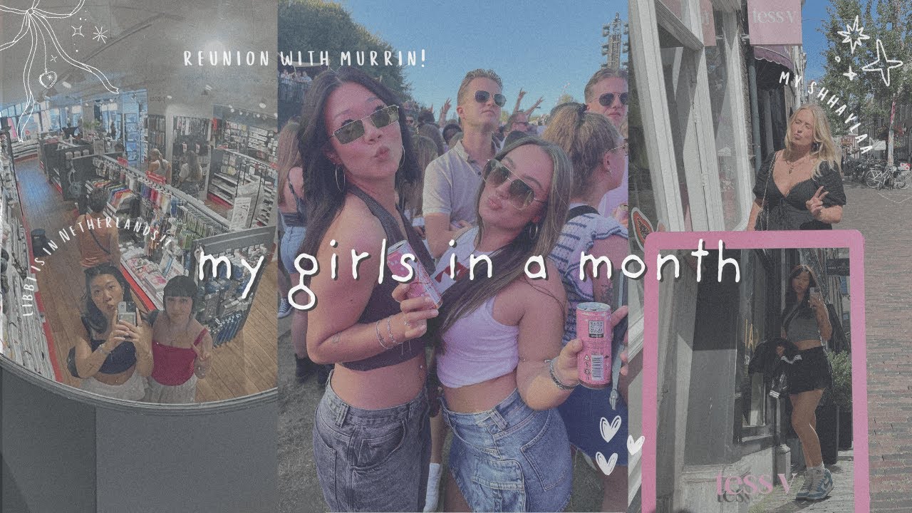 2025  summer diaries˚⊹ ᡣ𐭩: first festival with Murrin, Libbi visiting me, dates with Selena!