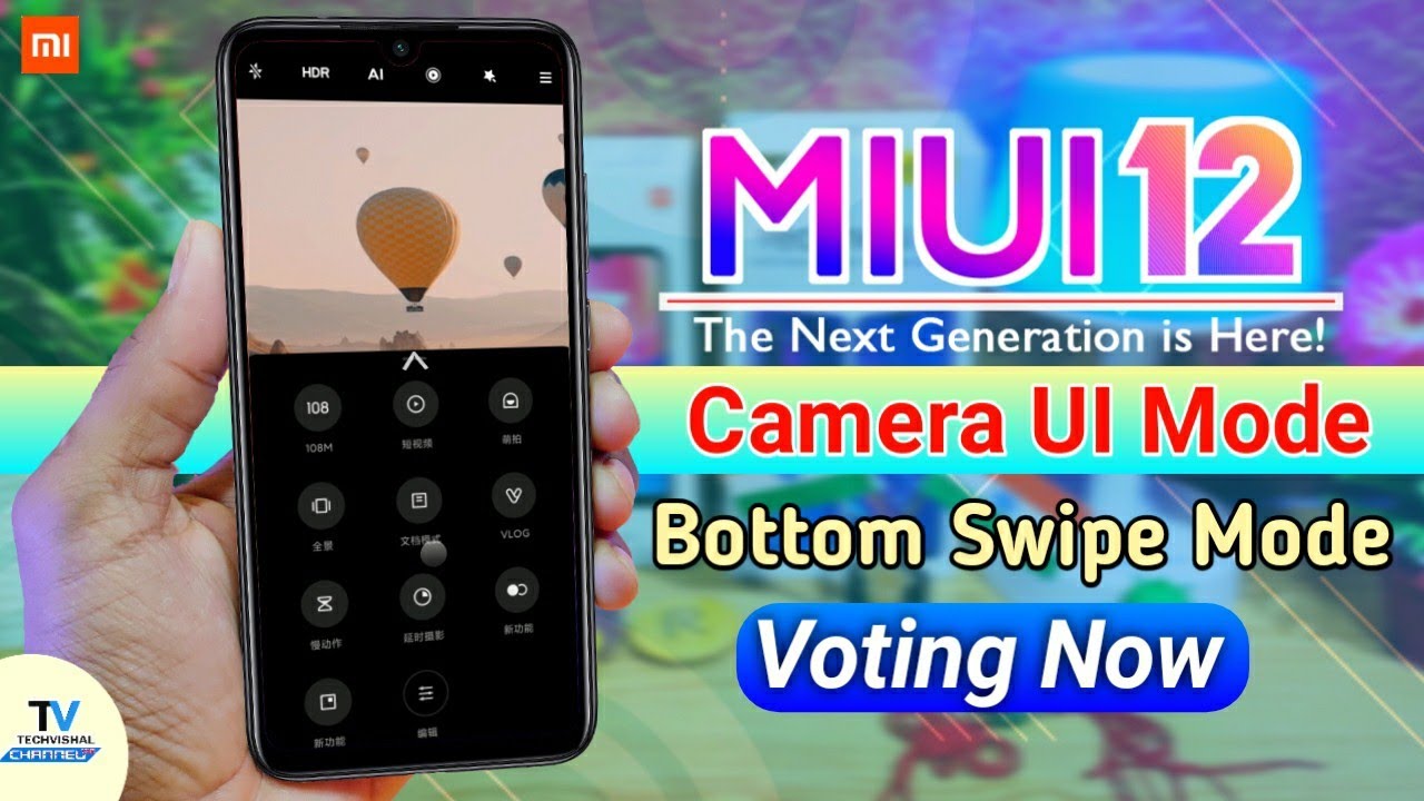MIUI 12 - New Camera Ui Swipe Interface | MIUI 12's Camera Ui Features | MIUI 12 Official Released