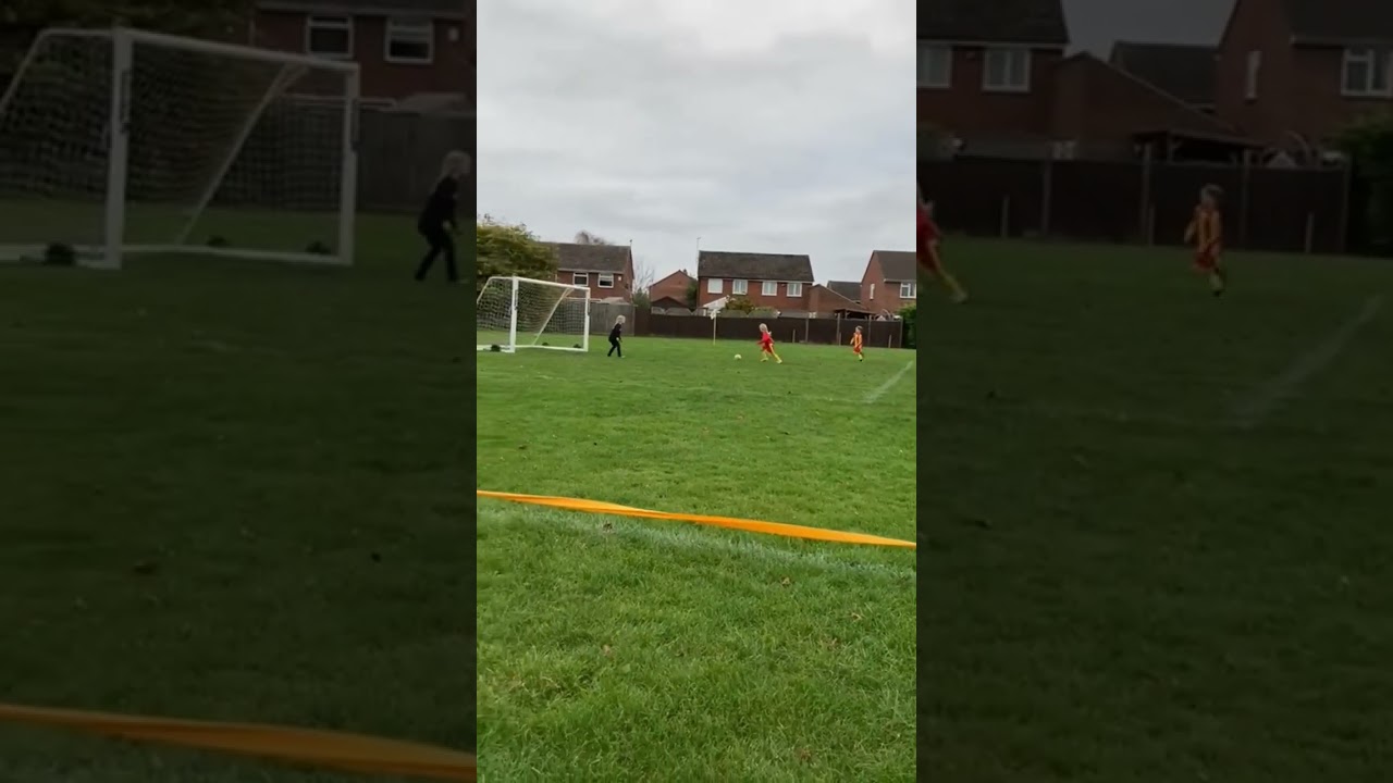 Ruby Giggs doing what she does at Langtoft United Valkyries