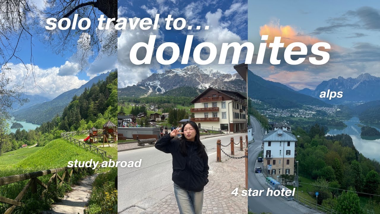 SOLO TRAVEL to DOLOMITES, ITALY with me: exploring the alps, 4-star hotel review, getting scammed?