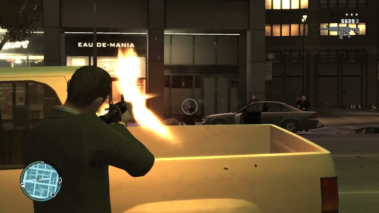 GTA 4 - Star Junction Mafia Shootout + Six Star Escape