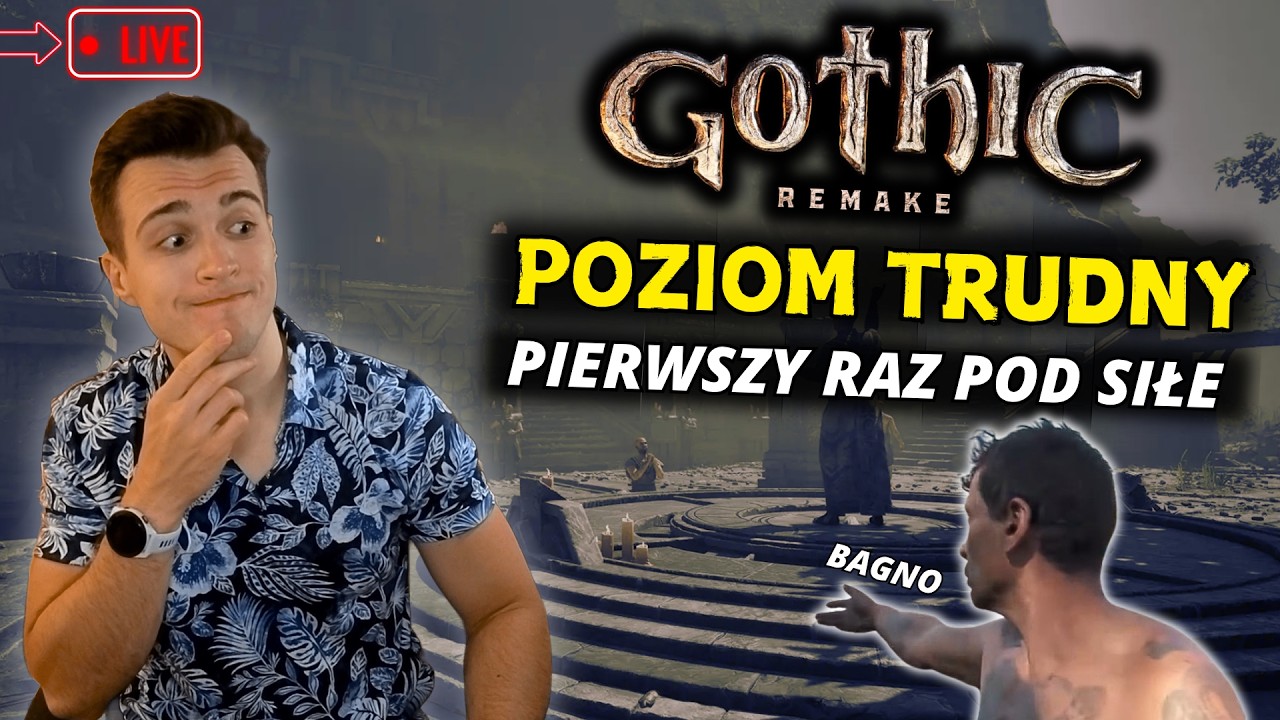 🔴 Gothic Remake ⚔️ ZOSTAŁEM BAGNIAKIEM 💀 POZIOM TRUDNY #4
