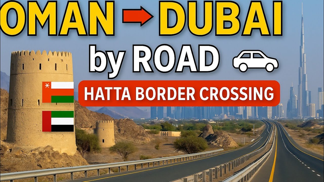 Dubai by Road from Oman | Easy UAE Border Crossing 2025