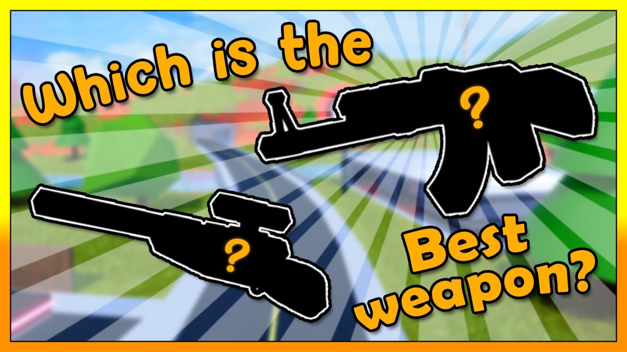 Rating all Weapons in Roblox Jailbreak