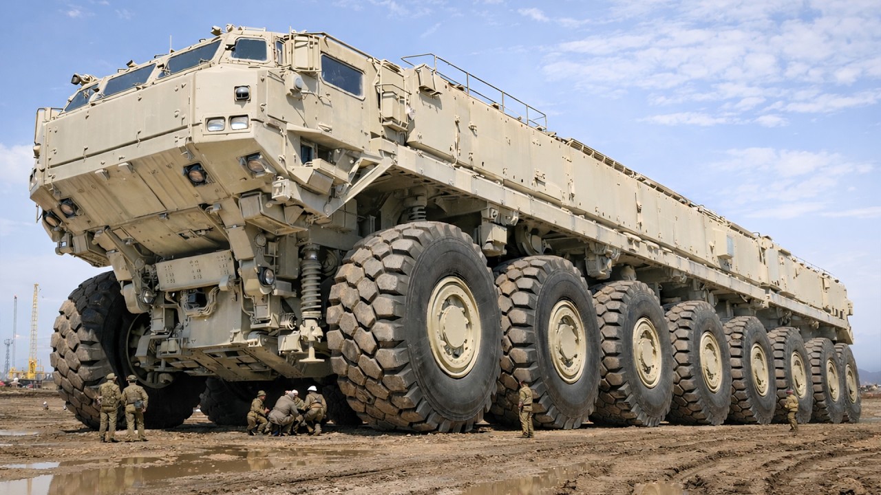 THE BIGGEST MILITARY TRANSPORT VEHICLES YOU NEVER KNEW EXISTED!