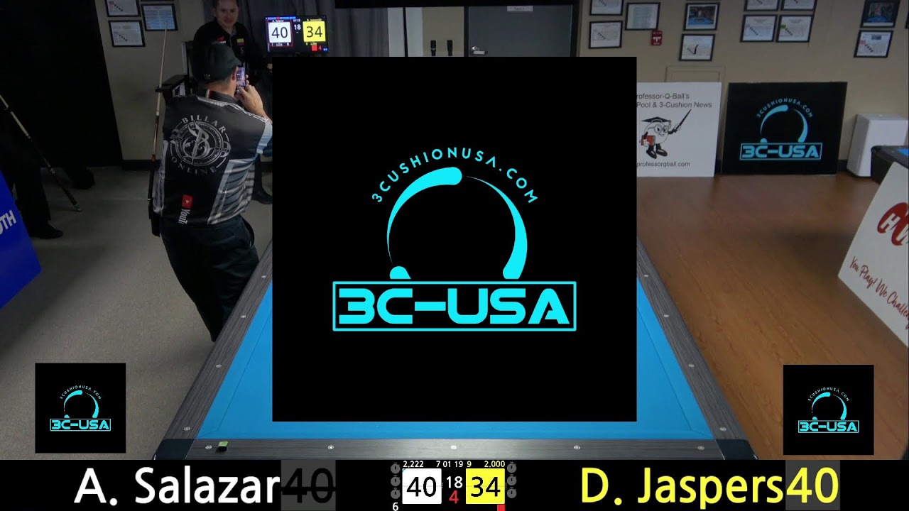 Madison International Open: Final Match : Dick Jaspers VS. Alexander Salazar - Table 2