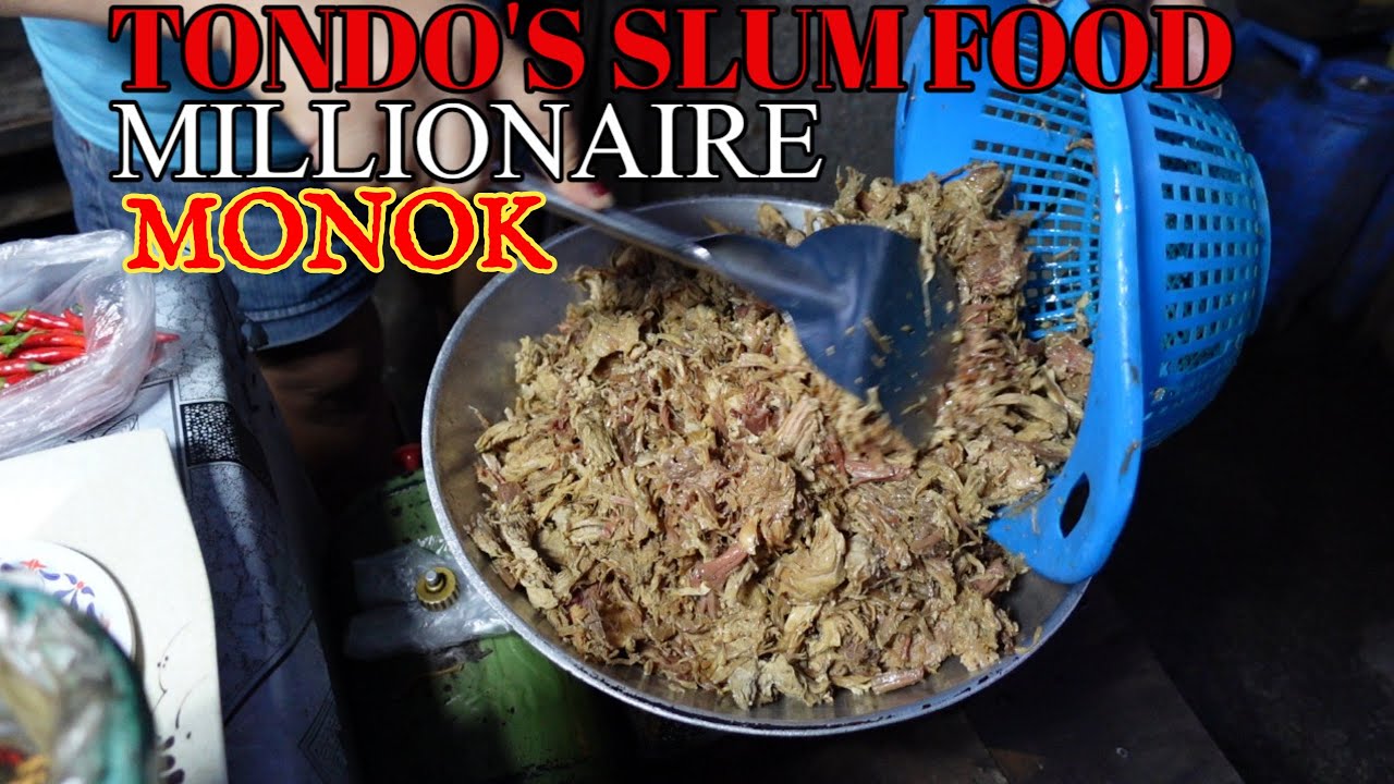 SLUMFOOD MILLIONAIRE MONOK DOUBLE COOK ADOBO OF TONDO  ASIONG SALONGA  AREA   WALASTIK BUSINESS 2022