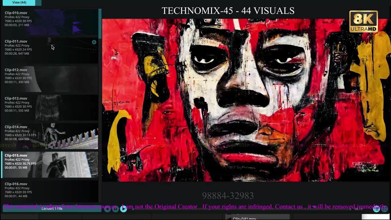 TechnoMix 45  - 44 Visuals