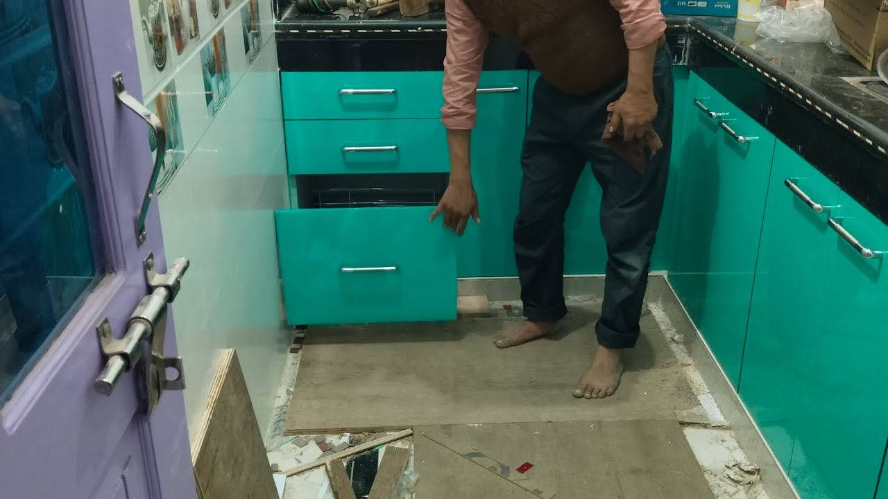 मेरा kitchen बनकर तैयार हो गया ♥️