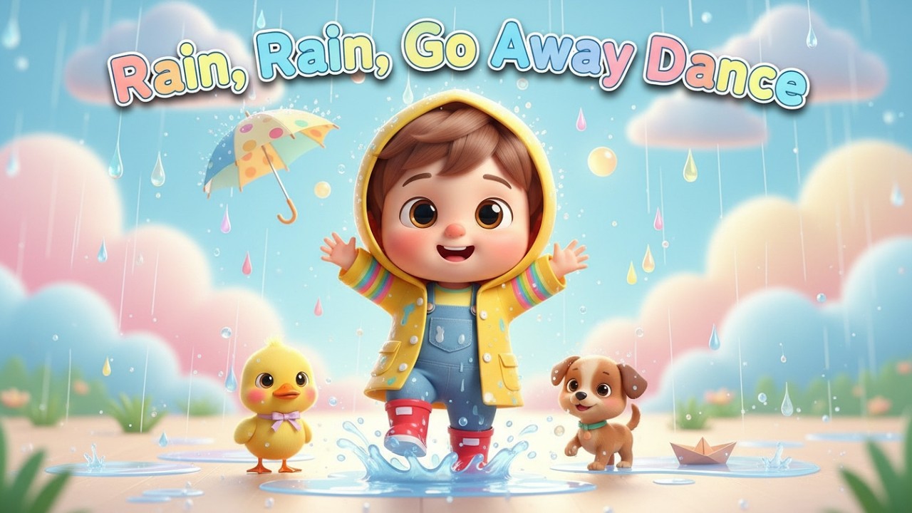 Rain, Rain, Go Away Dance – Nursery Rhyme, Toddler Learning, Weather Fun, and Movement Play