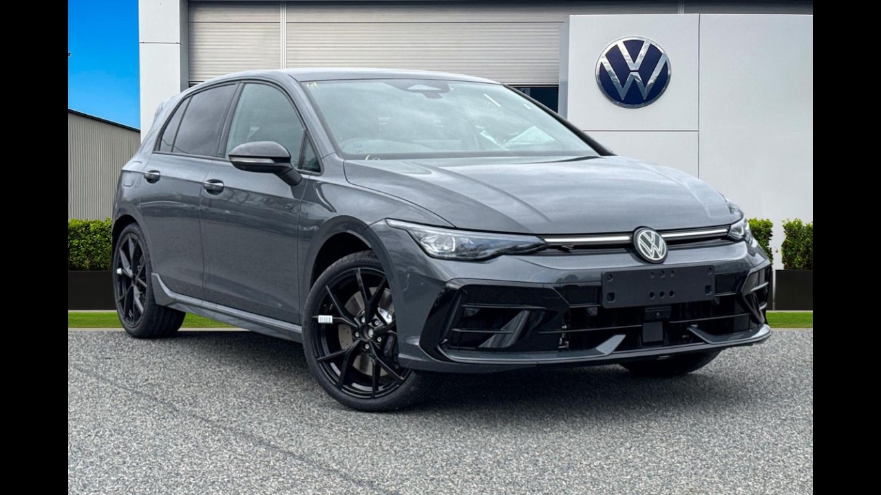 Brand New Volkswagen Golf Hatch R Black Edition 2.0TSI 4MOTION 333PS DSG in Dolphin Grey Metallic