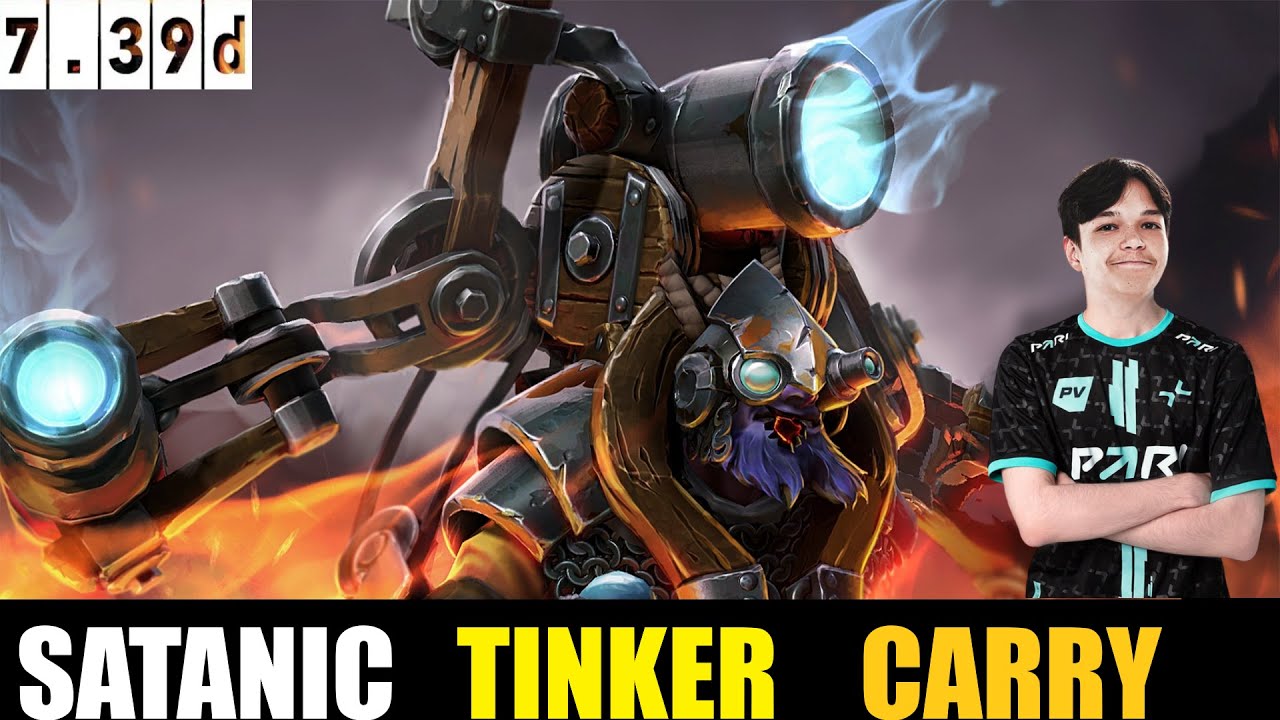 🤯SATANIC[TINKER] HC 7.39c- DOTA 2 HIGHEST MMR MATCH#dota2gameplay   #dota2   #dota2gameplay