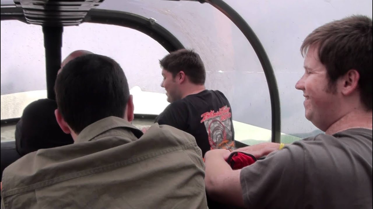 Enclosed Spashdown Boat Shoot the Chutes Ride POV Kijima Japan HD 1080