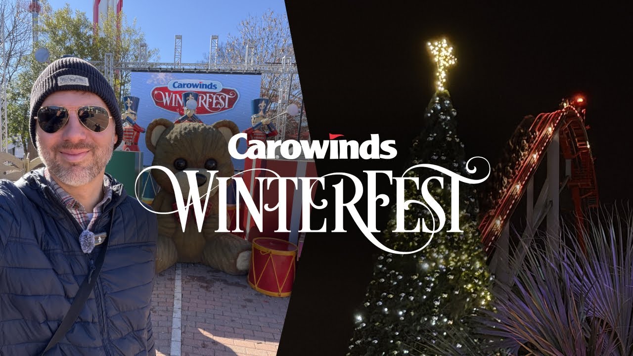 Carowinds WinterFest 2025 • Новые шоу, еда и многое другое!