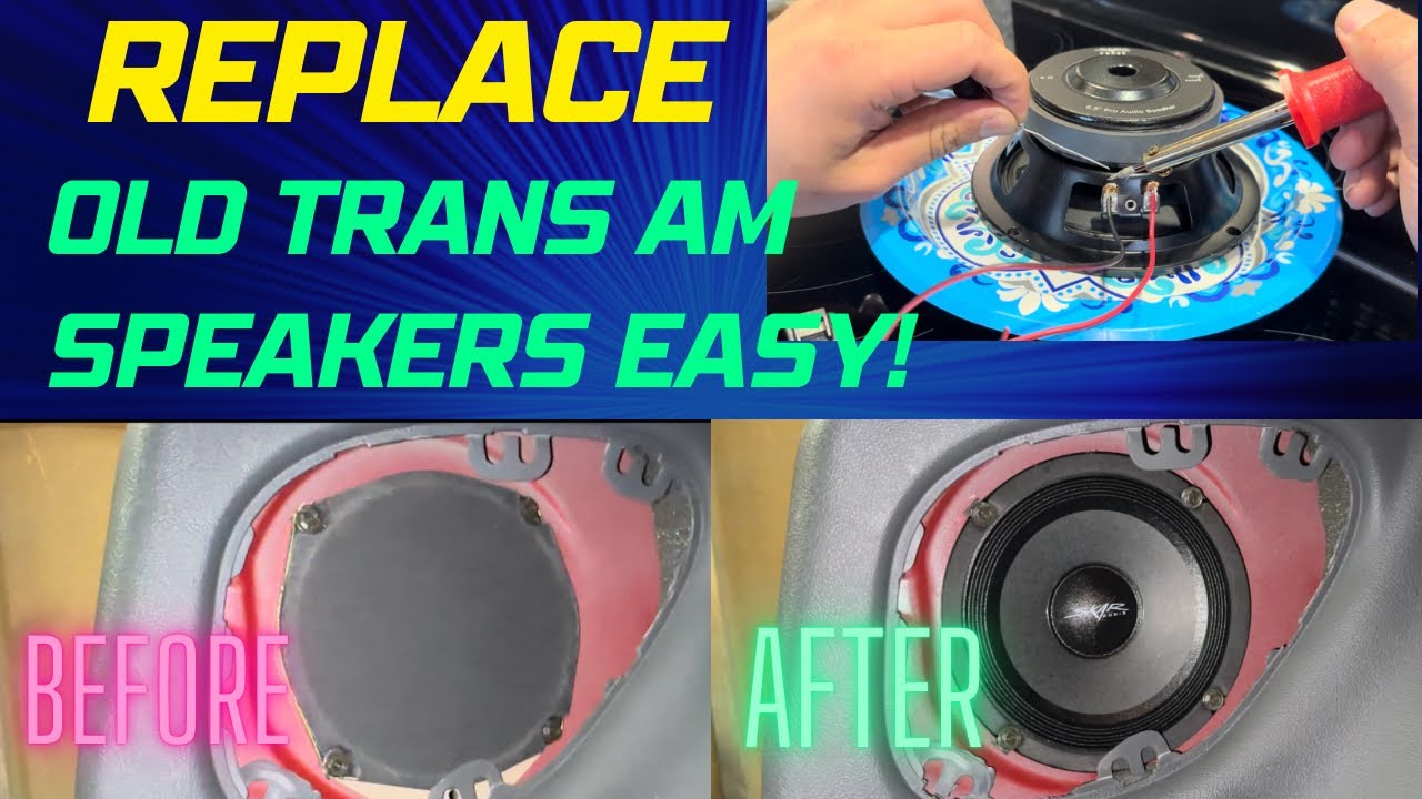 How to replace 98-02 trans am speakers easy!