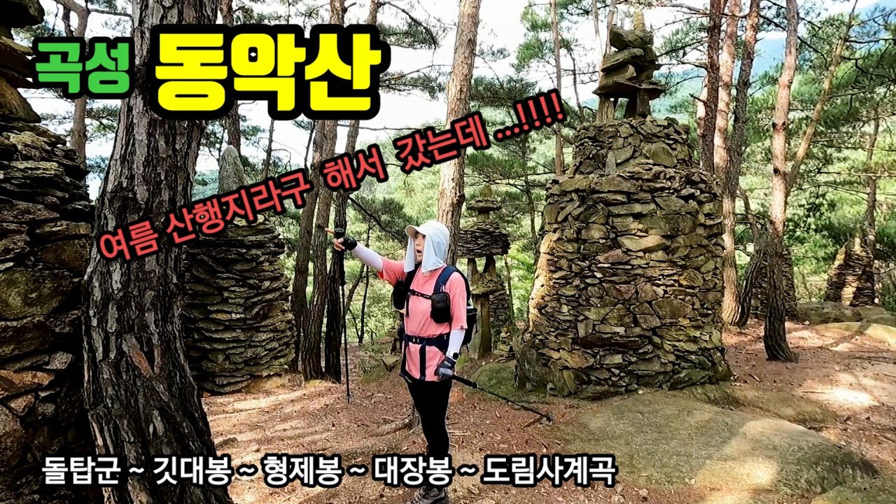 곡성 동악산/ 여름산행지라구 해서 갔는데.../ 돌탑군 / 형제봉/ 도림사계곡 ....