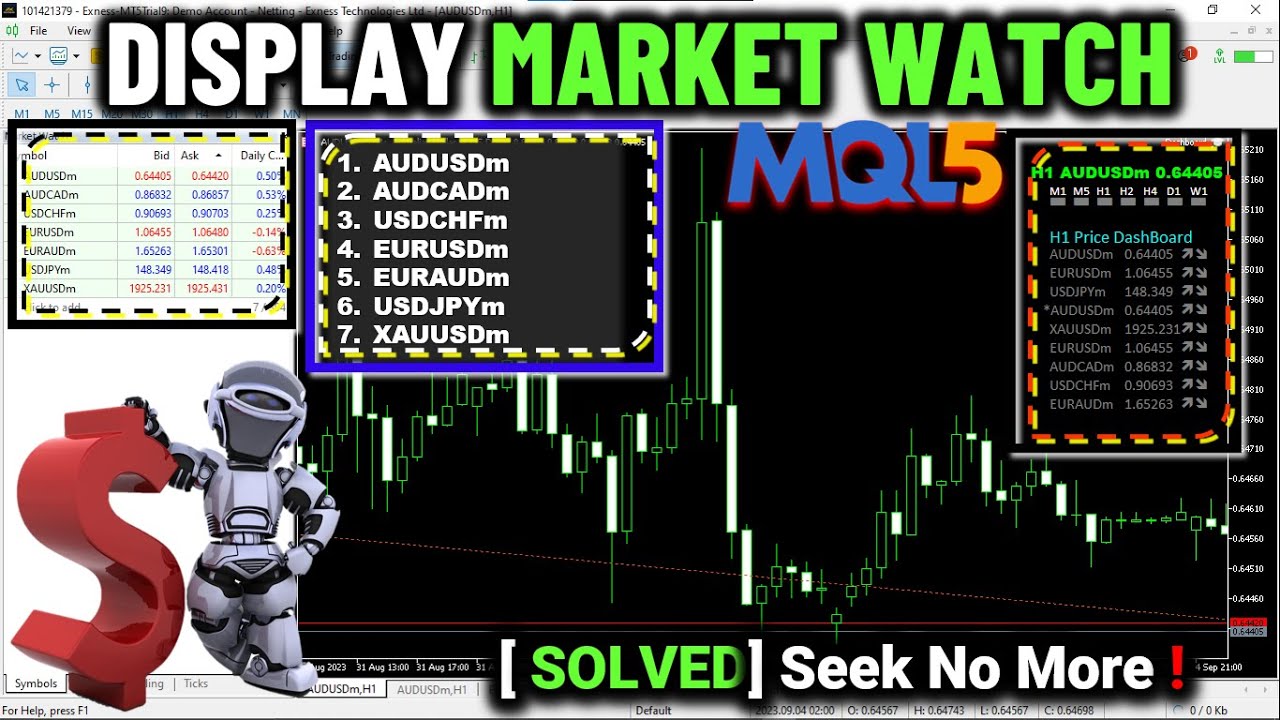 MQL5 Forex Tutorial: How To Get All Symbols/Currency Pairs In Market Watch - PART 229 #forex #mql5