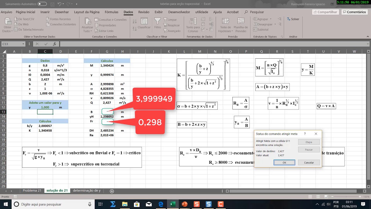 profundidade_de_um_canal_trapezoidal_obtido_Excel