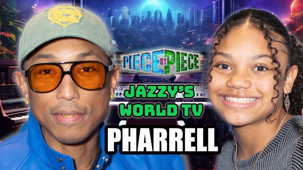 Pharrell explores his inspirations, fashion, opens up about his childhood, & discusses new biopic