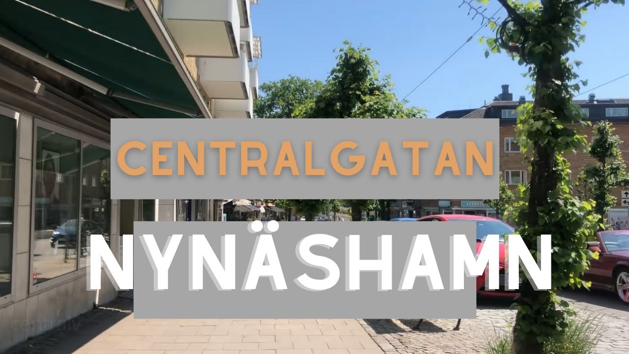 Nynäshamn Centralgatan, Stockholm Sweden