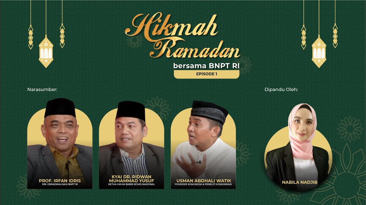 Hikmah Ramadan Bersama BNPT RI - Menebar Pesan Damai Di Bulan Suci