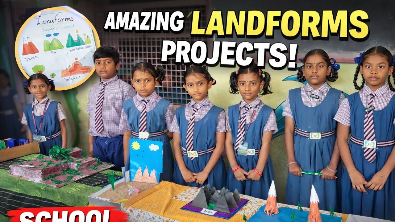 Landforms science Exibition in sunrise school 2026 @Sunriseschool2014 