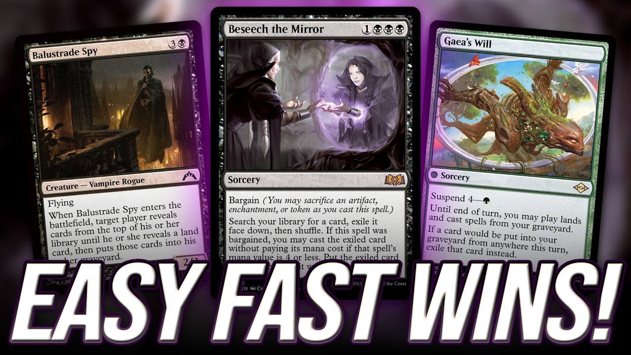 EASY FAST WINS! OOPS! It's Storm? MTG Legacy Storm Combo + Oops! All Spells | Magic: The Gathering