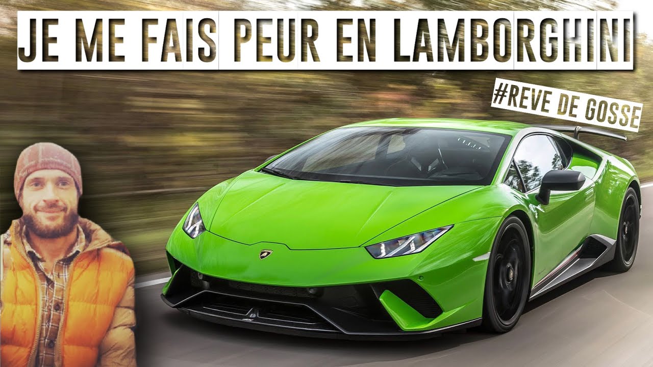 Je me fais peur en Lamborghini grace sprint racing / pilotage passion