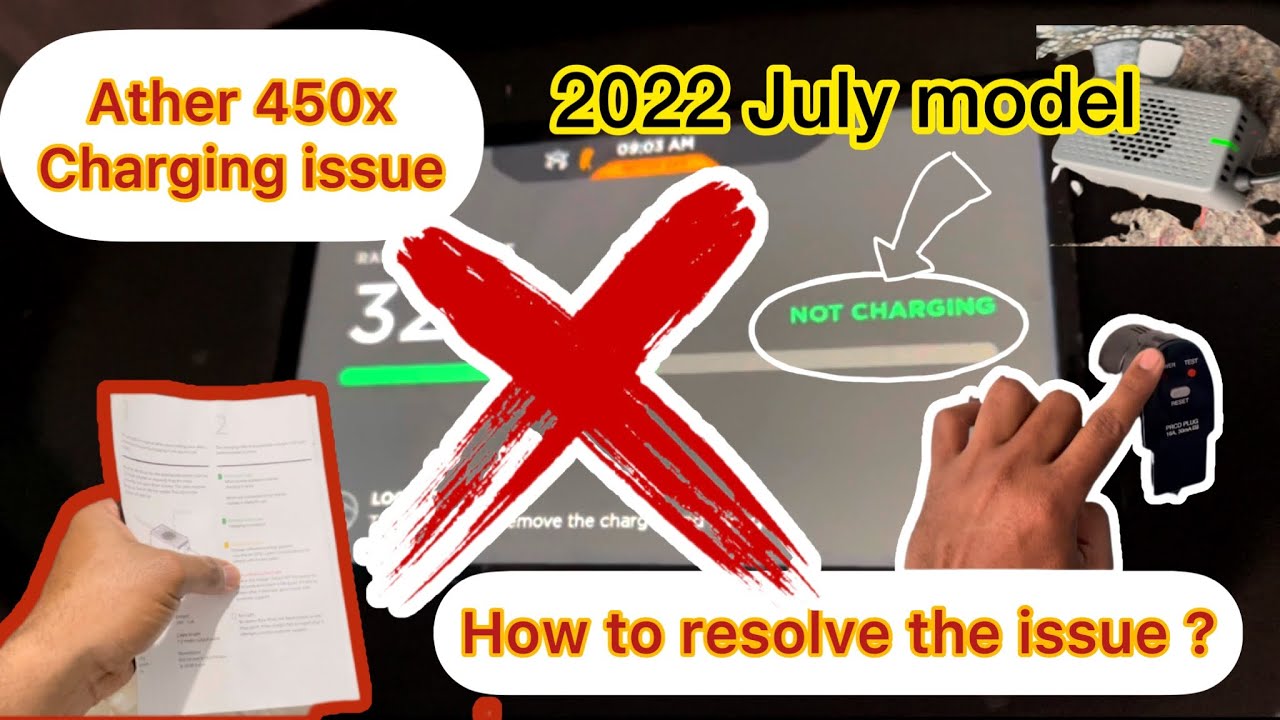 Ather 450X | charging issue | just 2 weeks old bike | how to resolve the issue | @AtherEnergyElectric