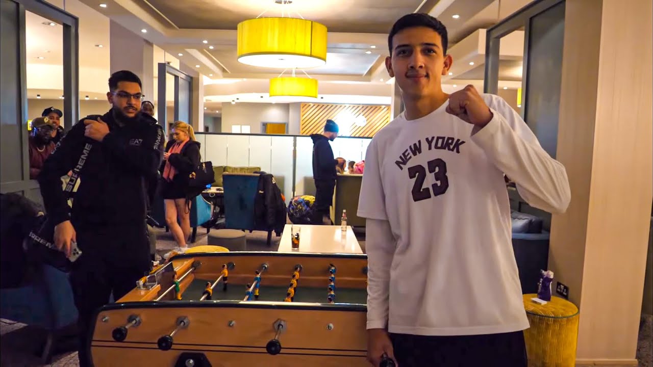 PINEDA DESTROYS EVERYONE IN TABLE FOOTBALL