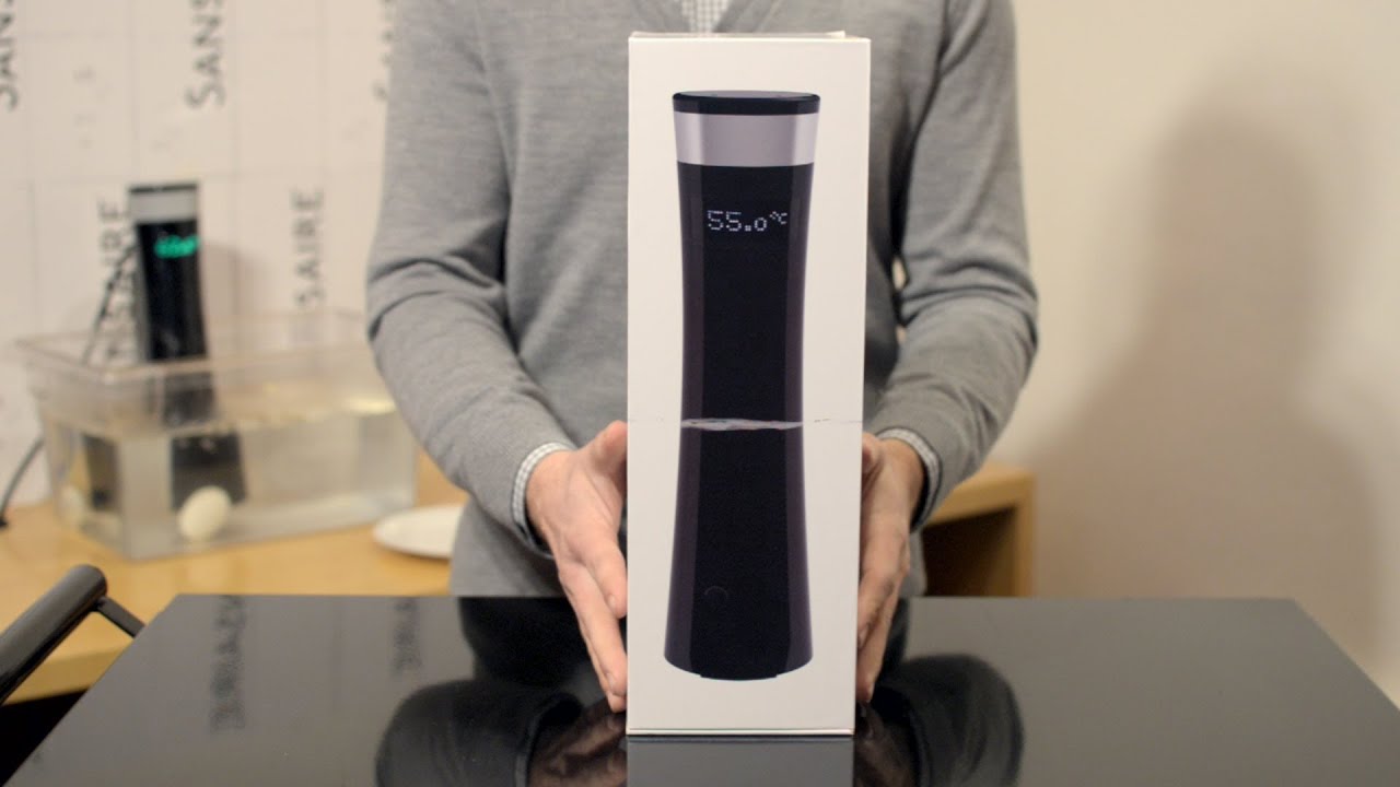 Sansaire unboxing and cooking a 67&deg;C duck egg