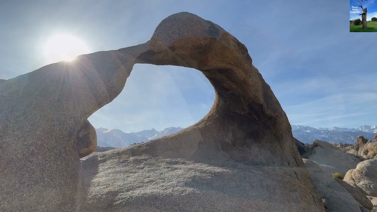 🇺🇸Exploring California🇺🇸 Hiking Trails - Mobius Arch Loop in Lone Pine Alabama Hills Recreation Area
