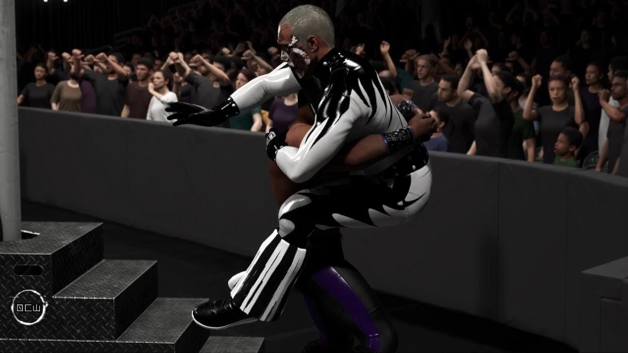 OCW 2k25 110 Underground Match Simon Reed picks White Storm up for a bear hug!