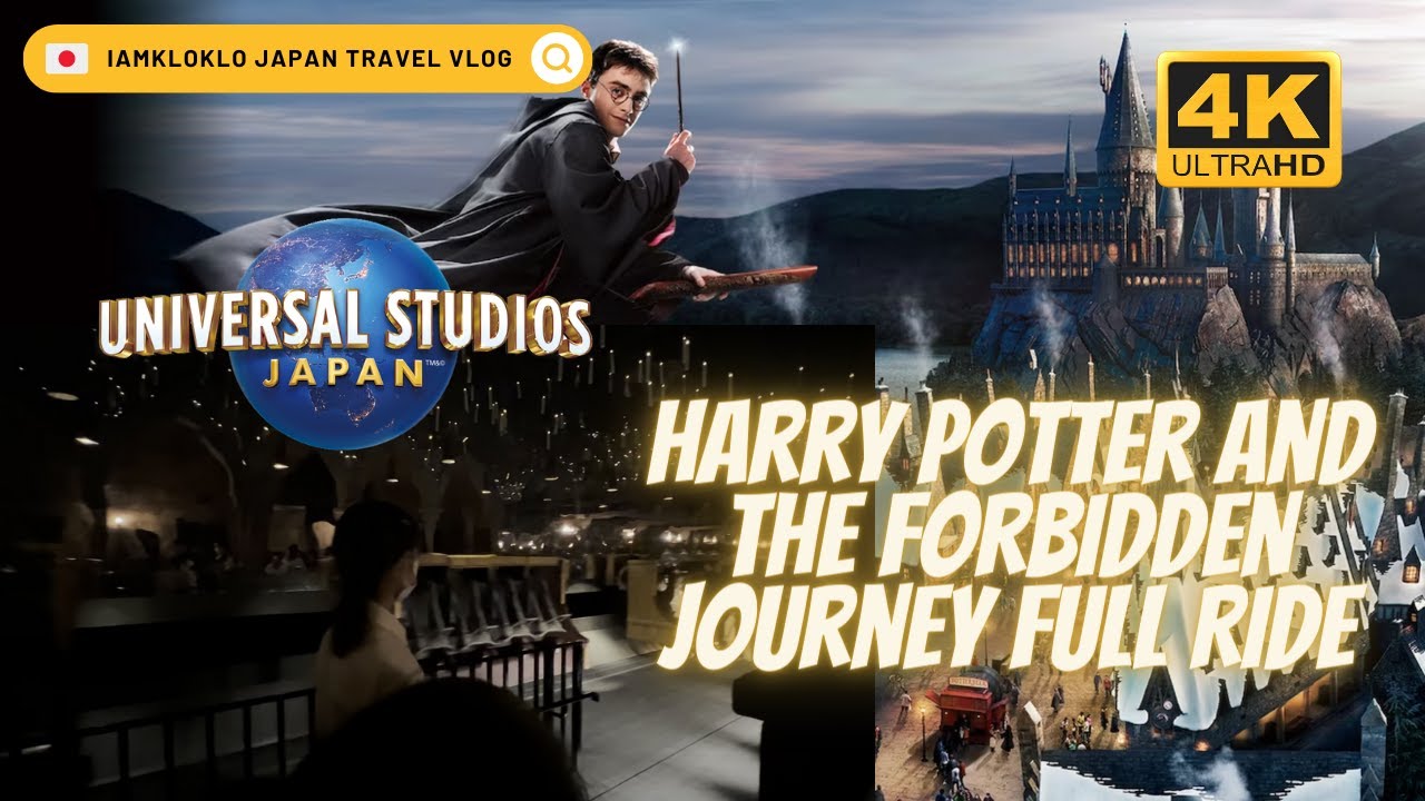 [4k] Harry Potter and the Forbidden Journey Full Ride Extreme Low Light POV Universal Studios Japan