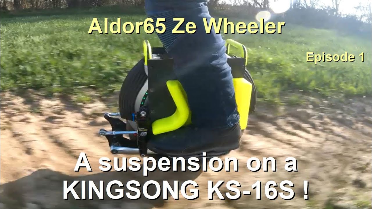 EUC KS16S with suspension - Aldor65 Ze Off Road Wheeler Episode 1
