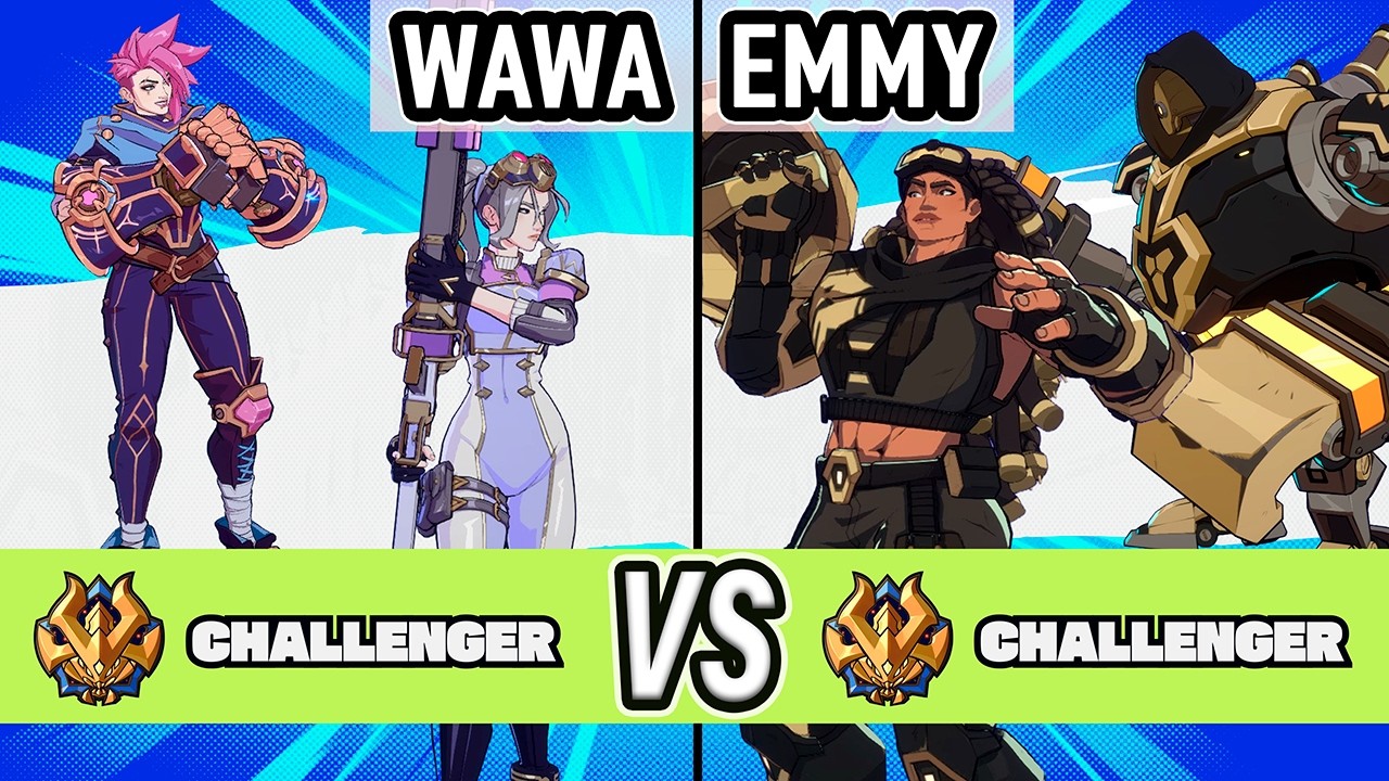 2XKO ▰ Wawa (Caitlyn / Vi) vs Emmy (Illaoi / Blitzcrank) ▰ High Level Gameplay