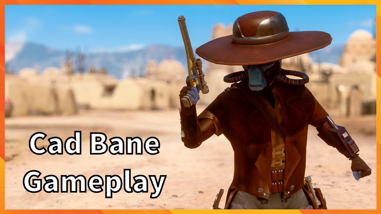 Cad Bane Gameplay Star Wars Battlefront 2