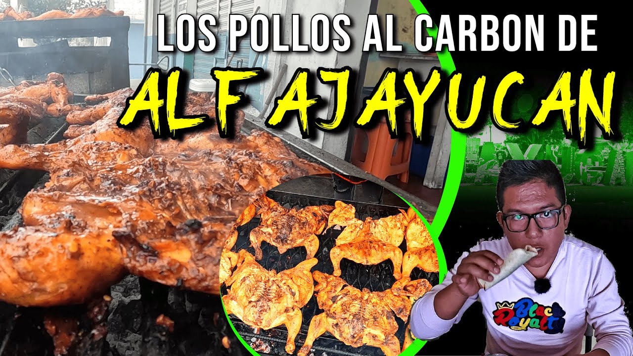 Los Deliciosos POLLOS AL CARBON de Alfajayucan Hidalgo | El Polloon Feliz