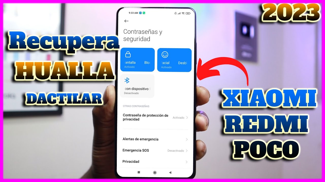 Desapareció la Opción de Bloquear Por Huella dé tu Xiaomi ! SOLUCIÓN!¡! 2023