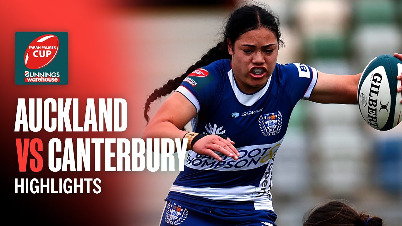 RD 6 HIGHLIGHTS: Auckland v Canterbury (Farah Palmer Cup 2025)
