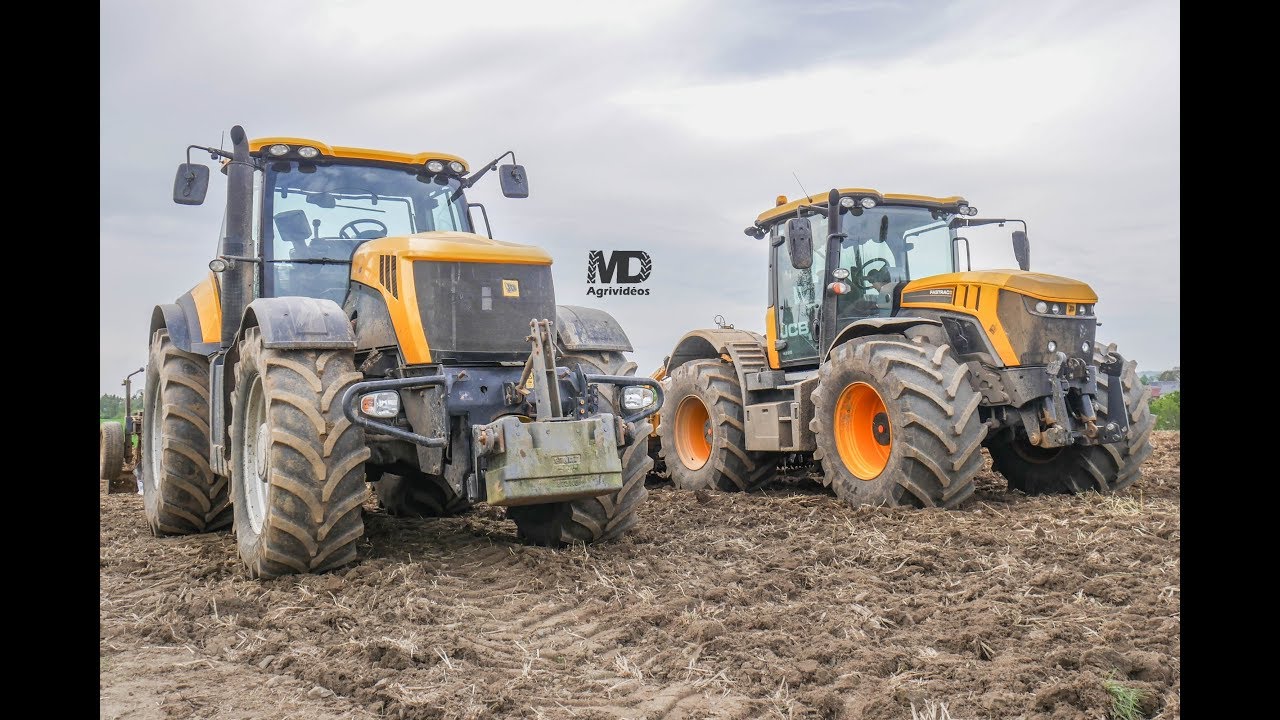 2x JCB Fastrac au Travail du Sol | 8250 & 4220