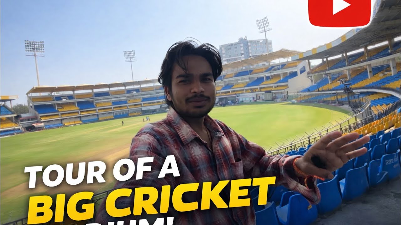 Indore Holkar stadium Ranji trophy match vlog !! #vlog #cricket #vlogger #indorevlogger 